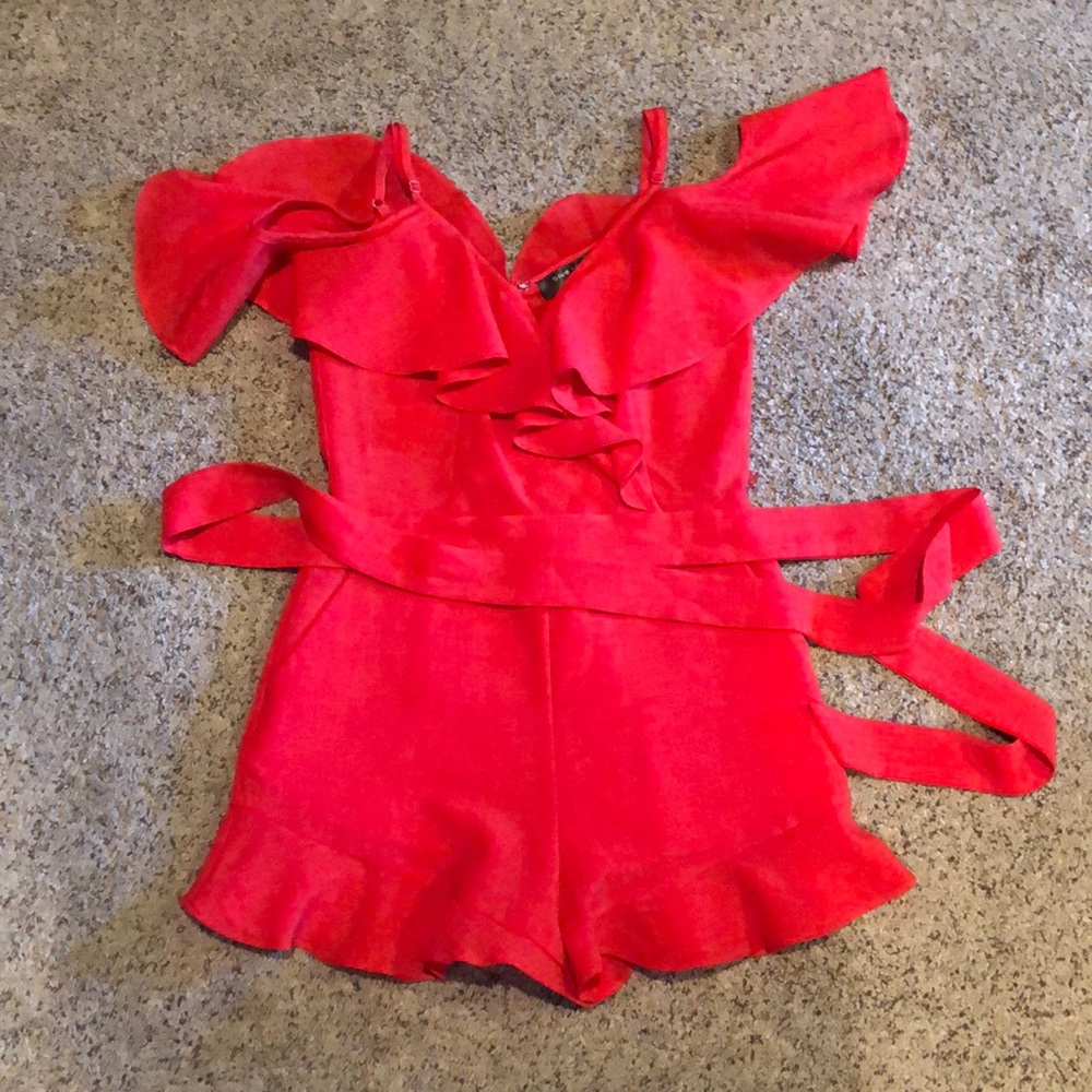 Red romper